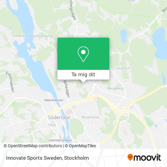 Innovate Sports Sweden karta