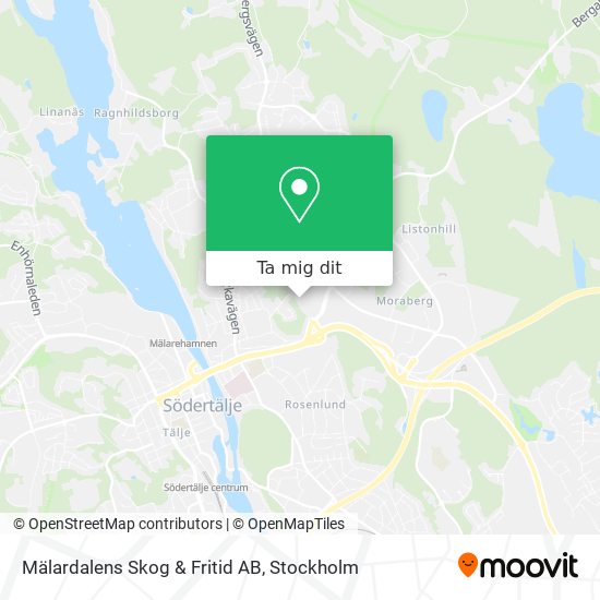 Mälardalens Skog & Fritid AB karta
