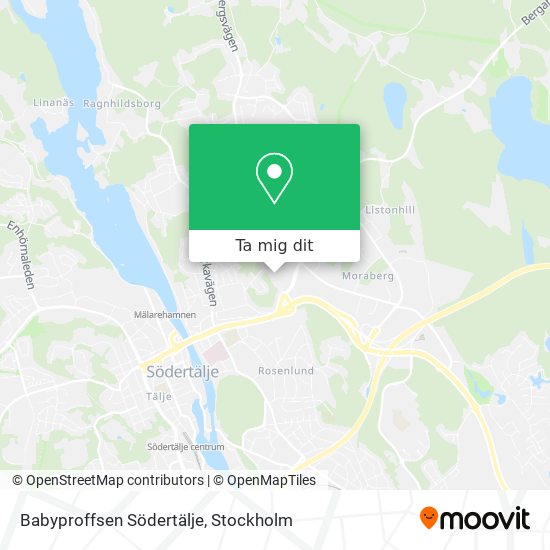 Babyproffsen Södertälje karta