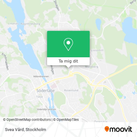 Svea Vård karta