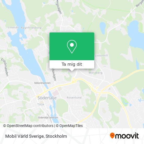 Mobil Värld Sverige karta