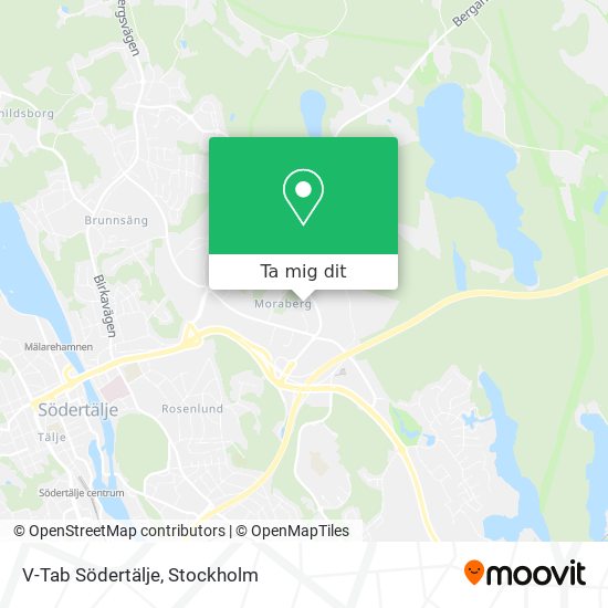 V-Tab Södertälje karta
