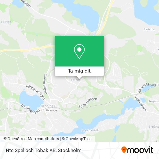 Ntc Spel och Tobak AB karta