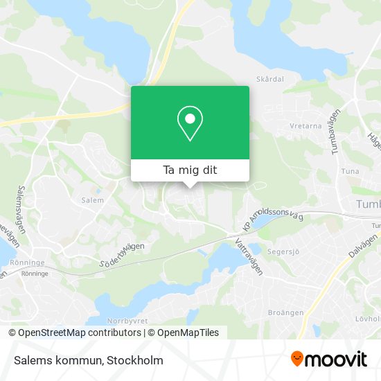 Salems kommun karta