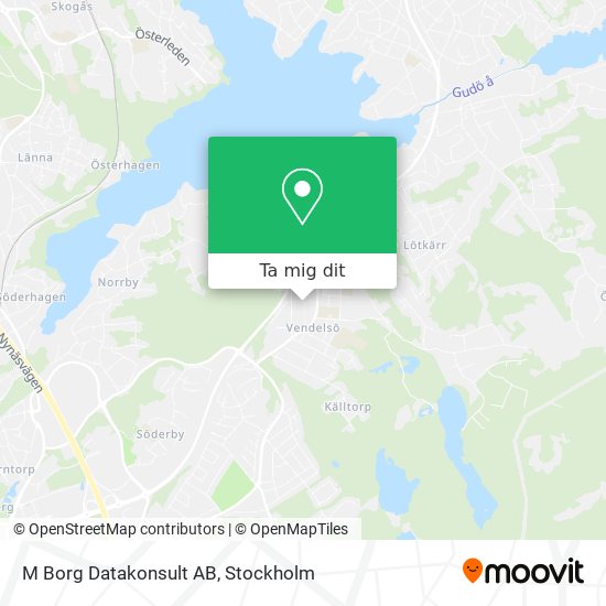 M Borg Datakonsult AB karta