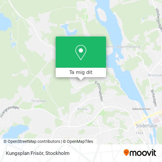 Kungsplan Frisör karta