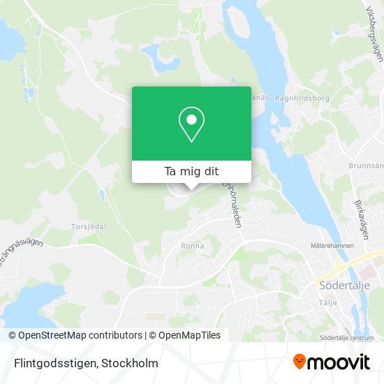 Flintgodsstigen karta