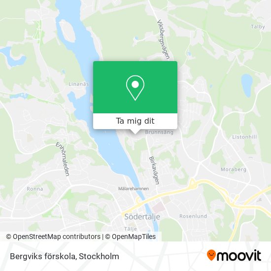 Bergviks förskola karta