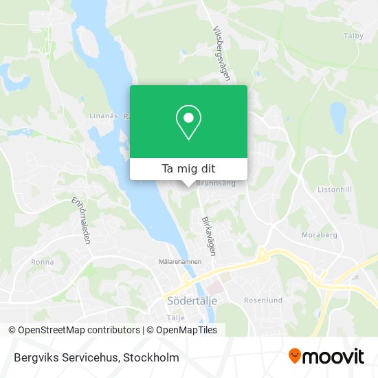 Bergviks Servicehus karta