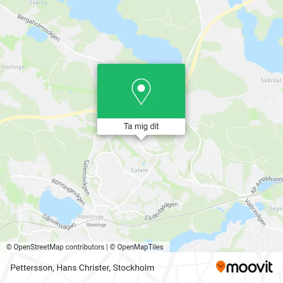 Pettersson, Hans Christer karta