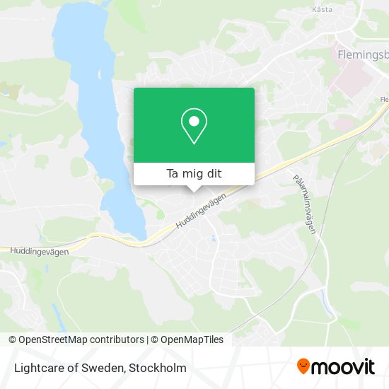 Lightcare of Sweden karta