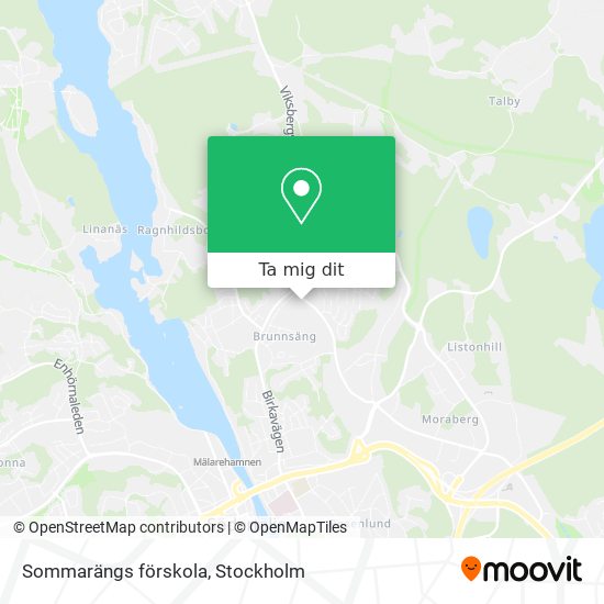 Sommarängs förskola karta