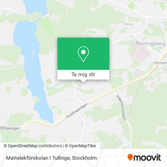 Mattelekförskolan I Tullinge karta