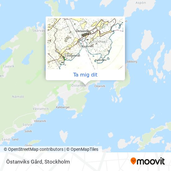 Östanviks Gård karta