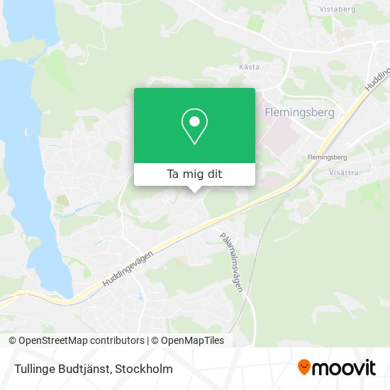 Tullinge Budtjänst karta