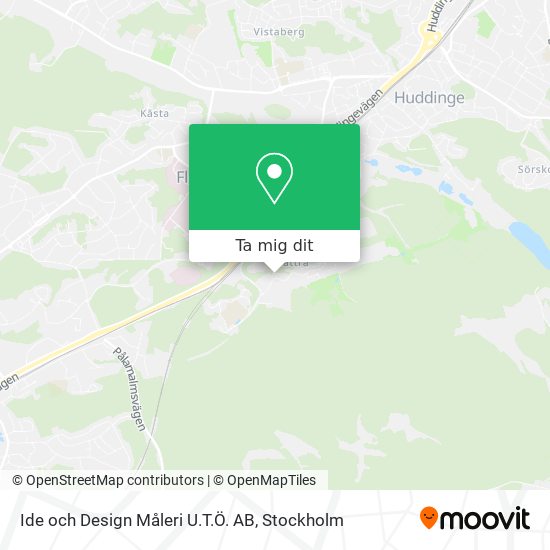 Ide och Design Måleri U.T.Ö. AB karta