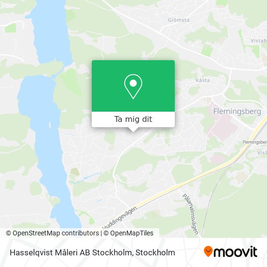 Hasselqvist Måleri AB Stockholm karta