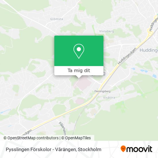 Pysslingen Förskolor - Vårängen karta