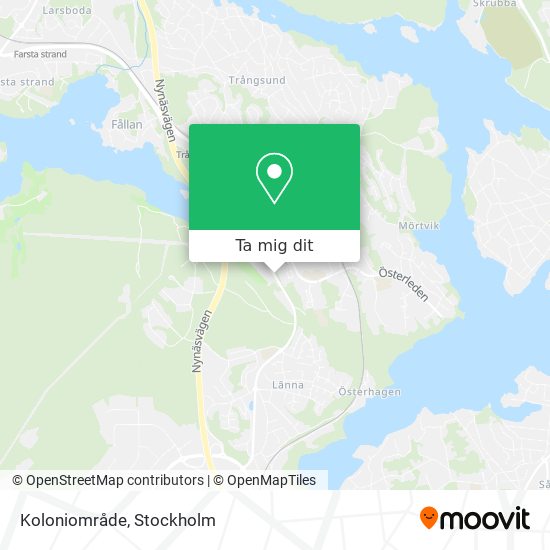 Koloniområde karta