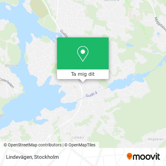 Lindevägen karta