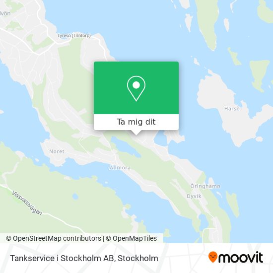 Tankservice i Stockholm AB karta