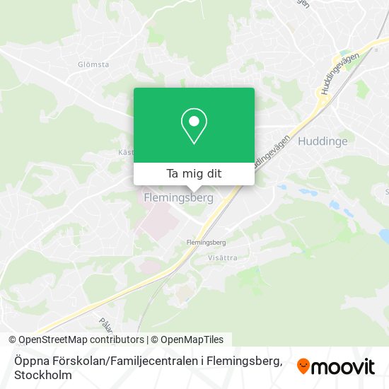 Öppna Förskolan / Familjecentralen i Flemingsberg karta