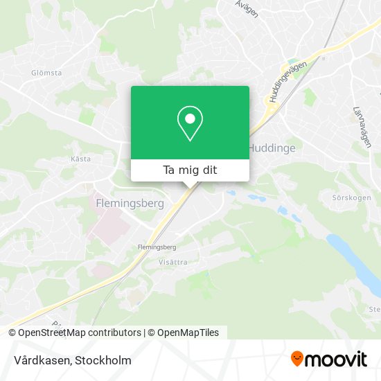 Vårdkasen karta