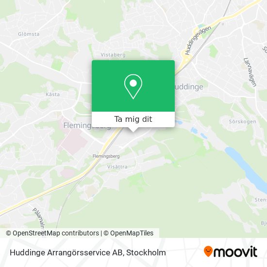 Huddinge Arrangörsservice AB karta