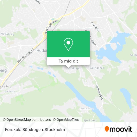 Förskola Sörskogen karta