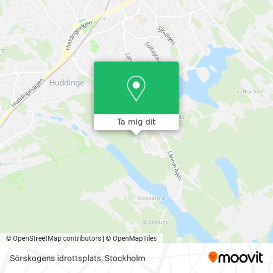 Sörskogens idrottsplats karta