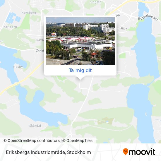 Eriksbergs industriområde karta
