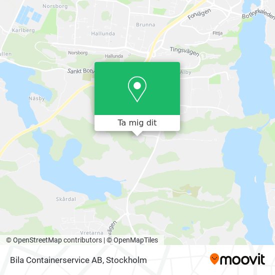 Bila Containerservice AB karta