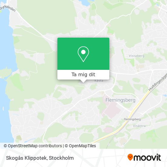 Skogås Klippotek karta