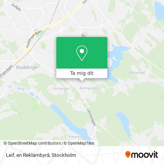 Leif, en Reklambyrå karta