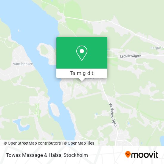 Towas Massage & Hälsa karta