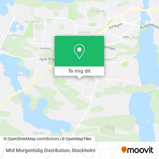 Mtd Morgontidig Distribution karta