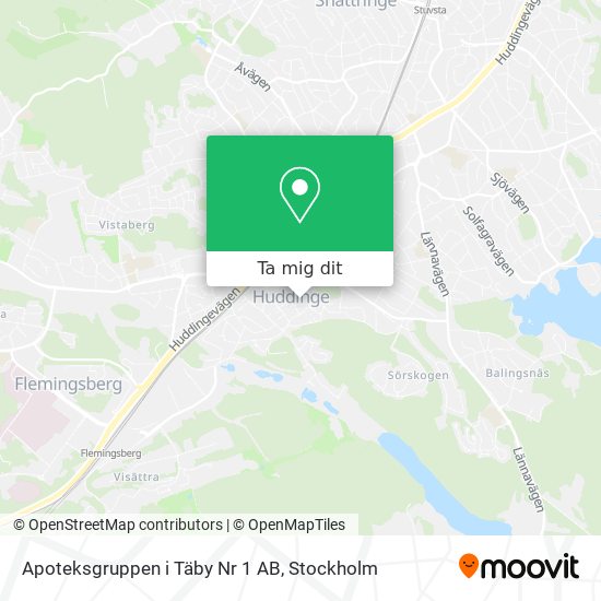 Apoteksgruppen i Täby Nr 1 AB karta