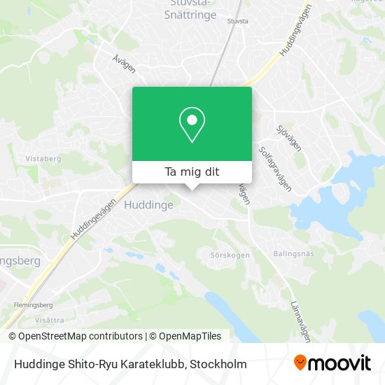 Huddinge Shito-Ryu Karateklubb karta