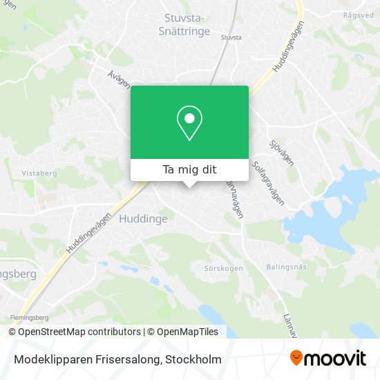 Modeklipparen Frisersalong karta