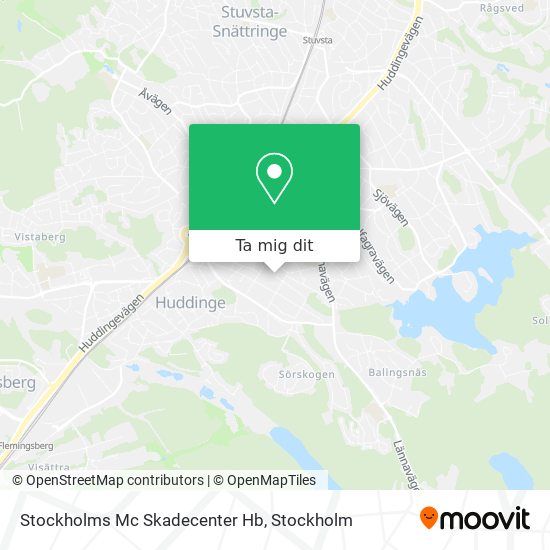 Stockholms Mc Skadecenter Hb karta