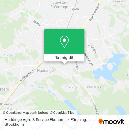 Huddinge Agro & Service Ekonomisk Förening karta