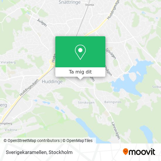 Sverigekaramellen karta