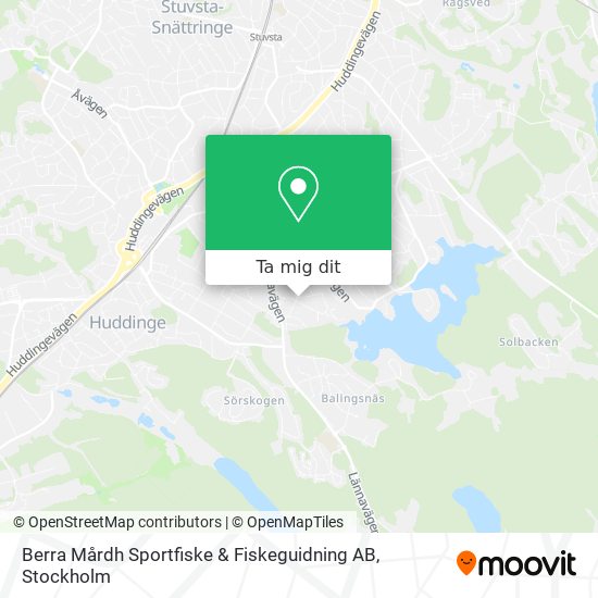 Berra Mårdh Sportfiske & Fiskeguidning AB karta