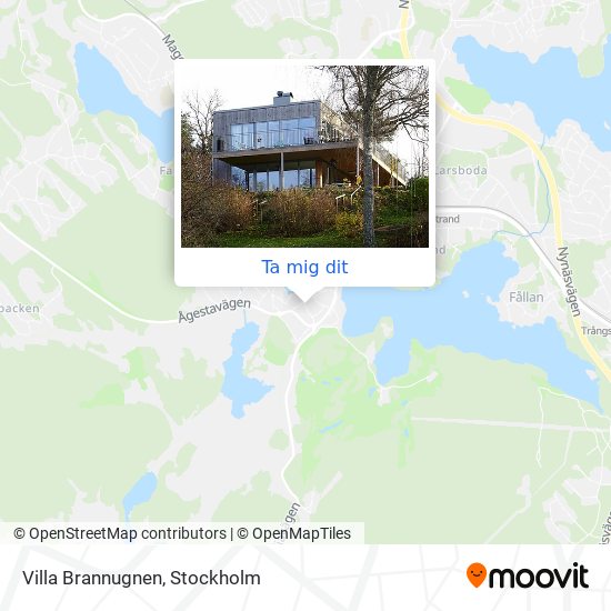 Villa Brannugnen karta