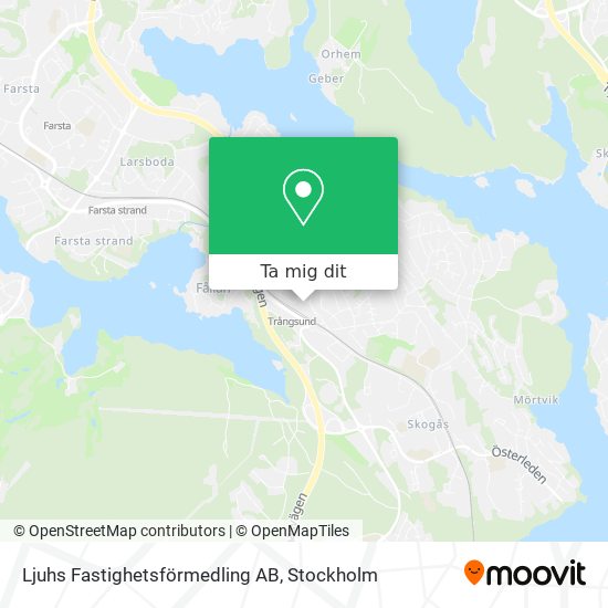 Ljuhs Fastighetsförmedling AB karta