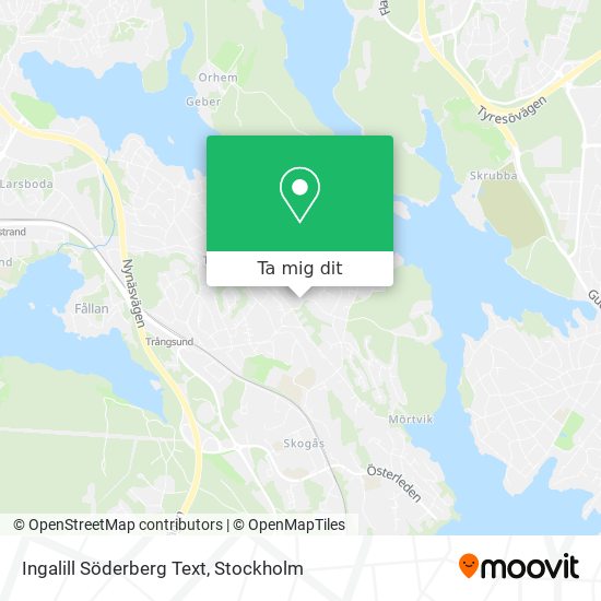 Ingalill Söderberg Text karta