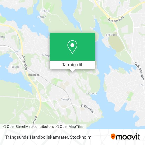 Trångsunds Handbollskamrater karta