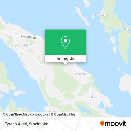 Tyresö Åkeri karta