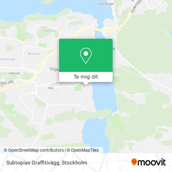 Subtopias Graffitivägg karta