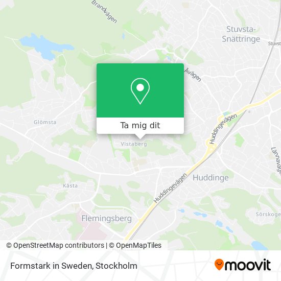 Formstark in Sweden karta